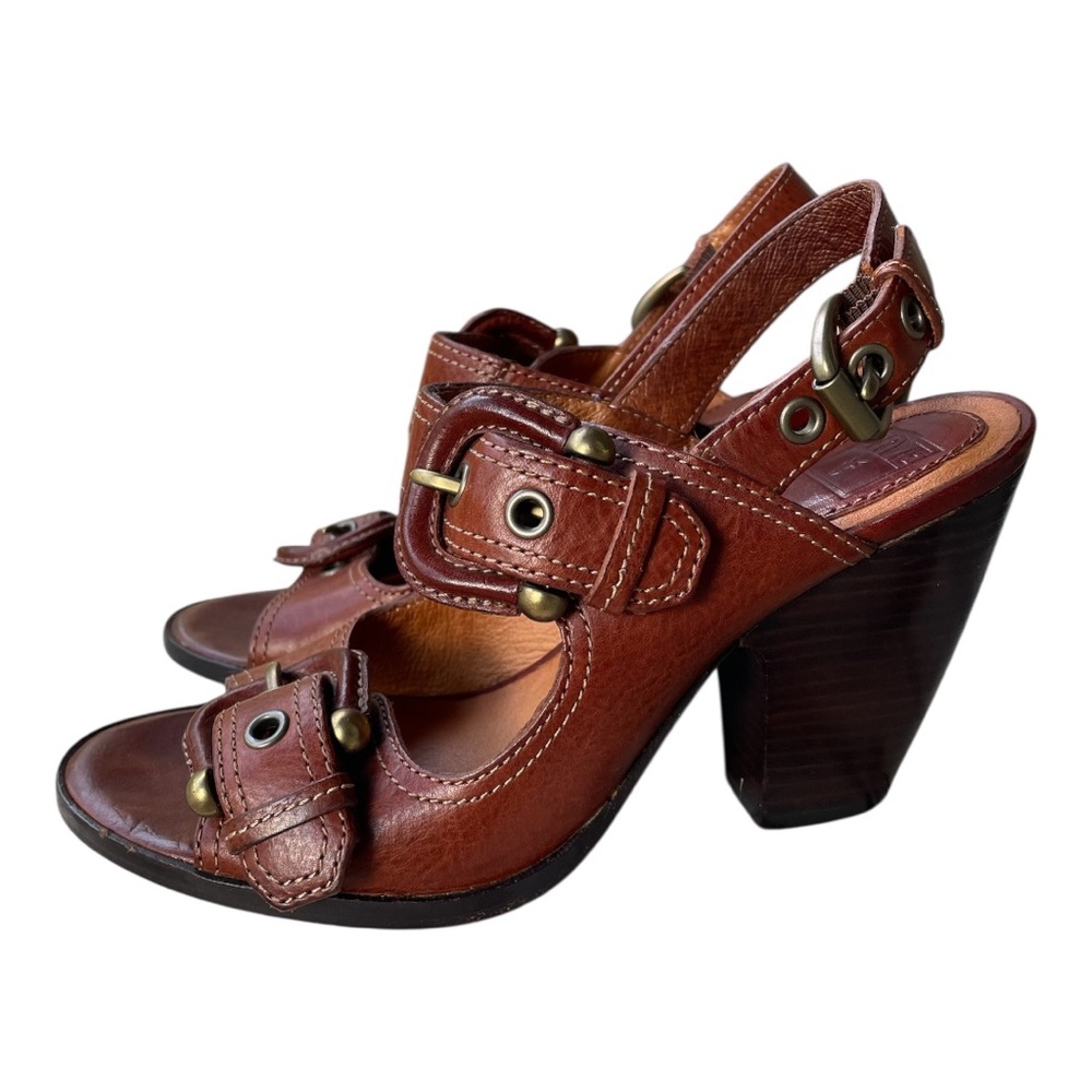 Frye Amy heeled sandals 8.5